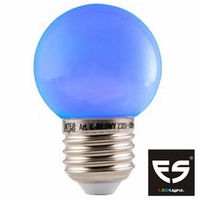 LED Kogellamp E27 Blauw